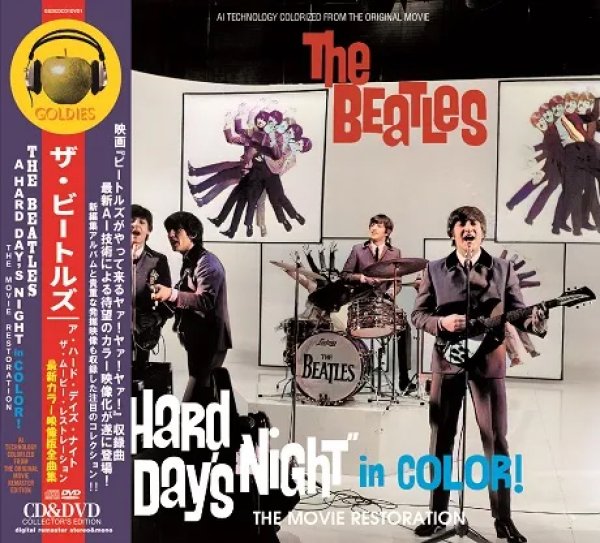 画像1: THE BEATLES / A HARD DAY'S NIGHT in COLOR! - THE MOVIE RESTORATION (1CD+1DVD) (1)
