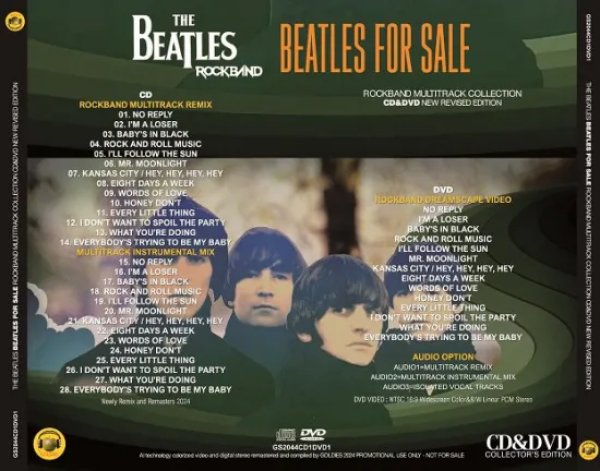 画像2: THE BEATLES / BEATLES FOR SALE : ROCKBAND MULTITRACK COLLECTION (CD+DVD) (2)