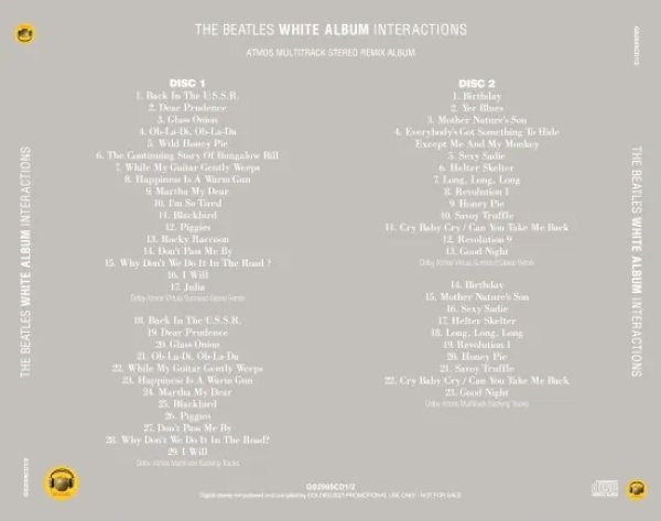 画像2: THE BEATLES / WHITE ALBUM INTERACTIONS (2CD) (2)