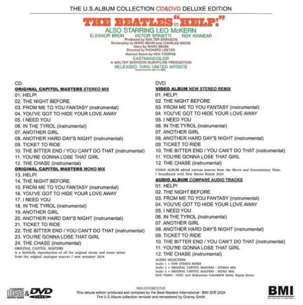 画像2: THE BEATLES / HELP! THE U.S.ALBUM COLLECTION (CD+DVD) (2)