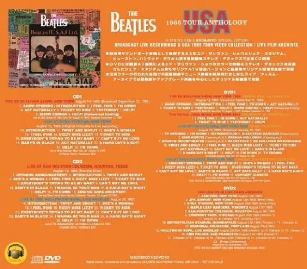 画像2: THE BEATLES / USA 1965 TOUR ANTHOLOGY (2CD+2DVD) (2)