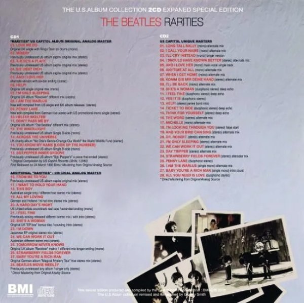 画像2: THE BEATLES / RARITIES THE U.S.ALBUM COLLECTION (2CD) (2)