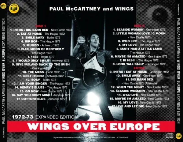 画像2: PAUL McCARTNEY and WINGS / WINGS OVER EUROPE :1972-73 EXPANDED EDITION (2CD) (2)