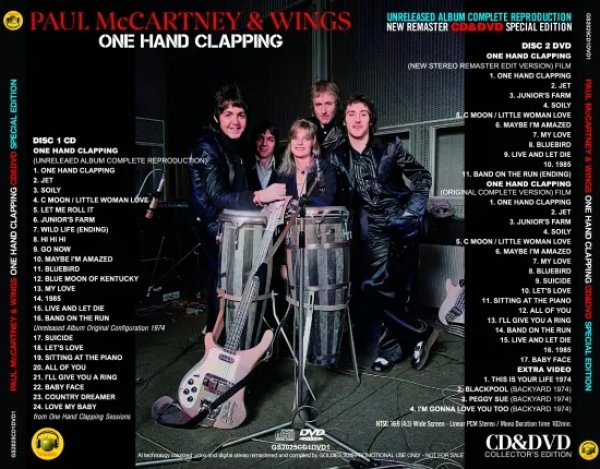 画像2: PAUL McCARTNEY &WINGS / ONE HAND CLAPPING (CD+DVD) (2)