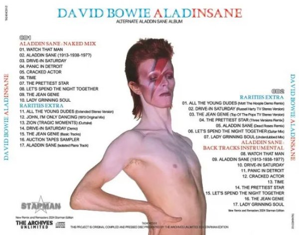画像2: DAVID BOWIE / A LAD INSANE ALTERNATE ALADDIN SANE ALBUM (2CD) (2)