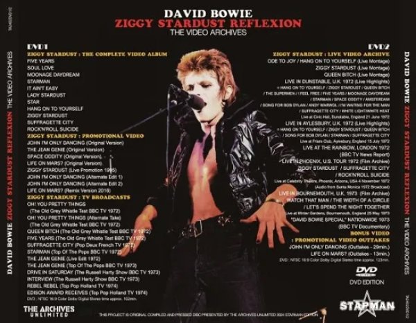 画像2: DAVID BOWIE / ZIGGY STARDUST REFLEXION - THE VIDEO ARCHIVES (2DVD) (2)