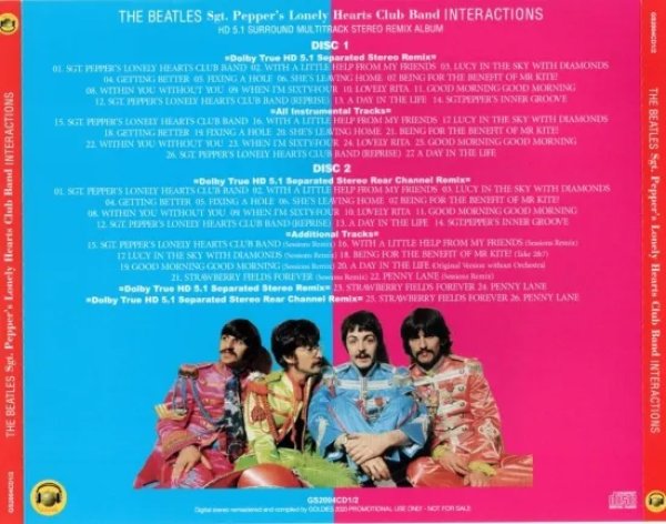 画像2: THE BEATLES / SGT. PEPPER'S LONELY HEARTS CLUB BAND - INTERACTIONS (2CD) (2)