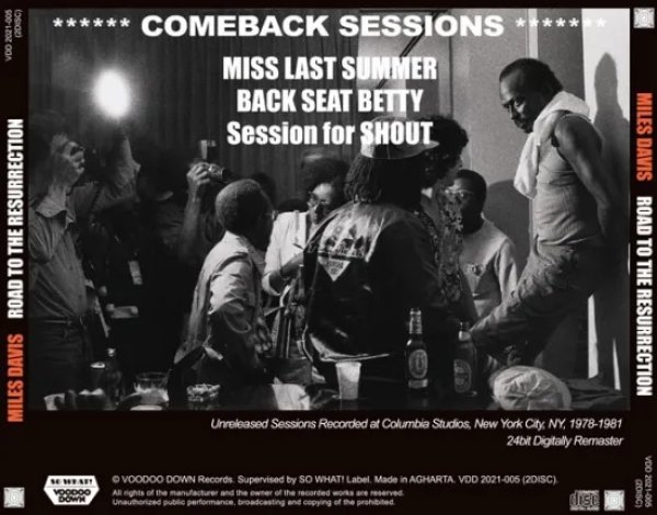 画像2: MILES DAVIS / ROAD TO THE RESURRECTION / COMEBACK SESSIONS (2CD) (2)