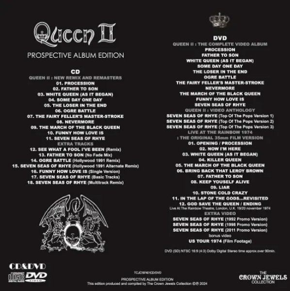 画像2: QUEEN / QUEEN II PROSPECTIVE ALBUM EDITION (CD+DVD) (2)
