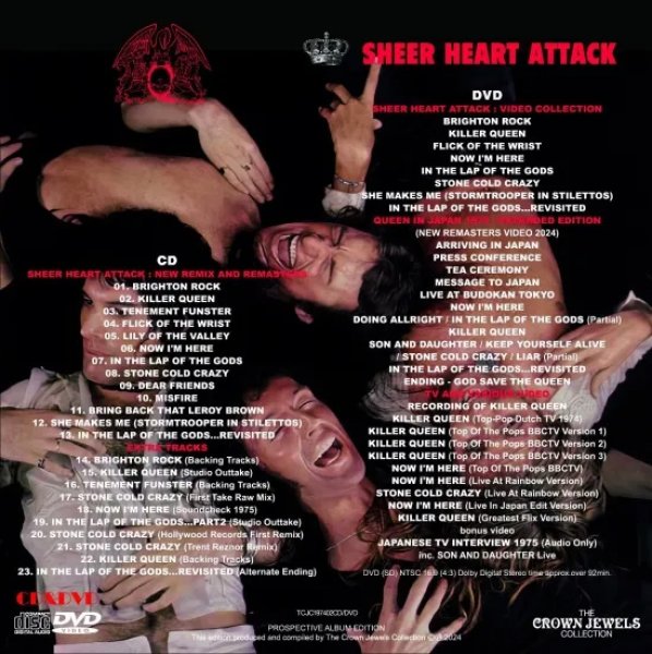 画像2: QUEEN / SHEER HEART ATTACK PROSPECTIVE ALBUM EDITION (CD+DVD) (2)