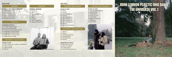 画像6: JOHN LENNON PLASTIC ONO BAND THE UNIVERSE VOL.1 5CD (6)