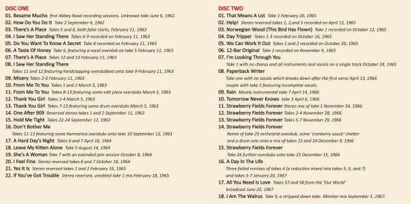 画像3: THE BEATLES UNSURPASSED MASTERS VOL.1 3CD (3)