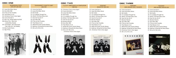 画像3: THE BEATLES CHRONOLOGICAL "SESSIONS" 4CD (3)