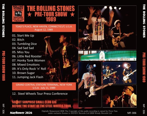 画像2: THE ROLLING STONES 1989 PRE TOUR SHOW CD (2)