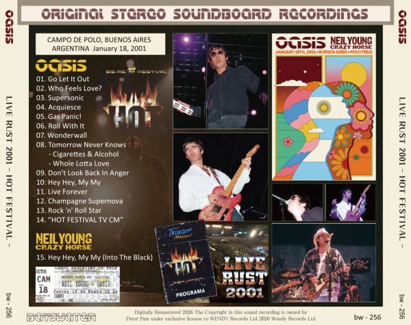 画像2: OASIS 2001 LIVE RUST - HOT FESTIVAL - CD (2)
