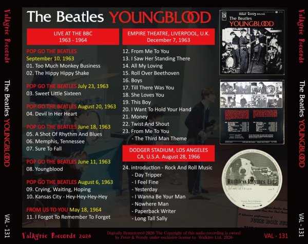 画像2: THE BEATLES 1963 YOUNG BLOOD CD (2)