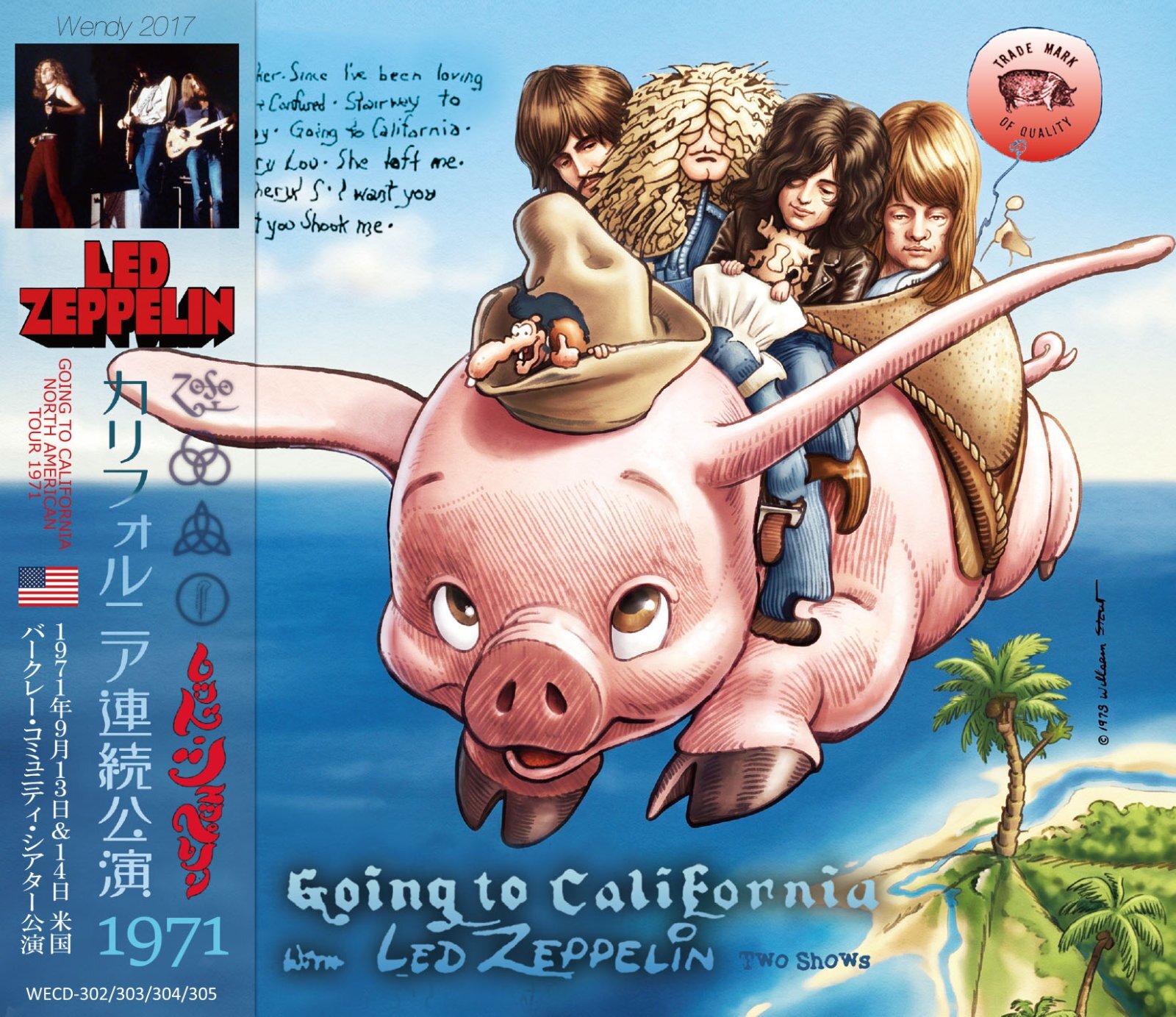 ZEPPELIN GOING TO CA available October 30