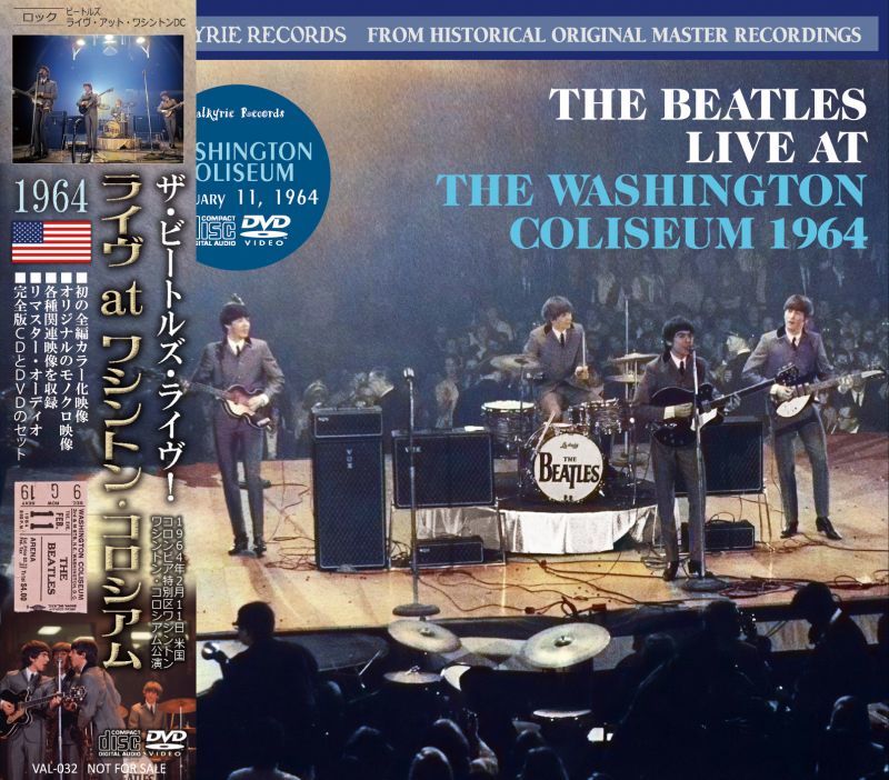 THE BEATLES / LIVE AT WASHINGTON 1964 【CD+DVD】 - NEO FAUST